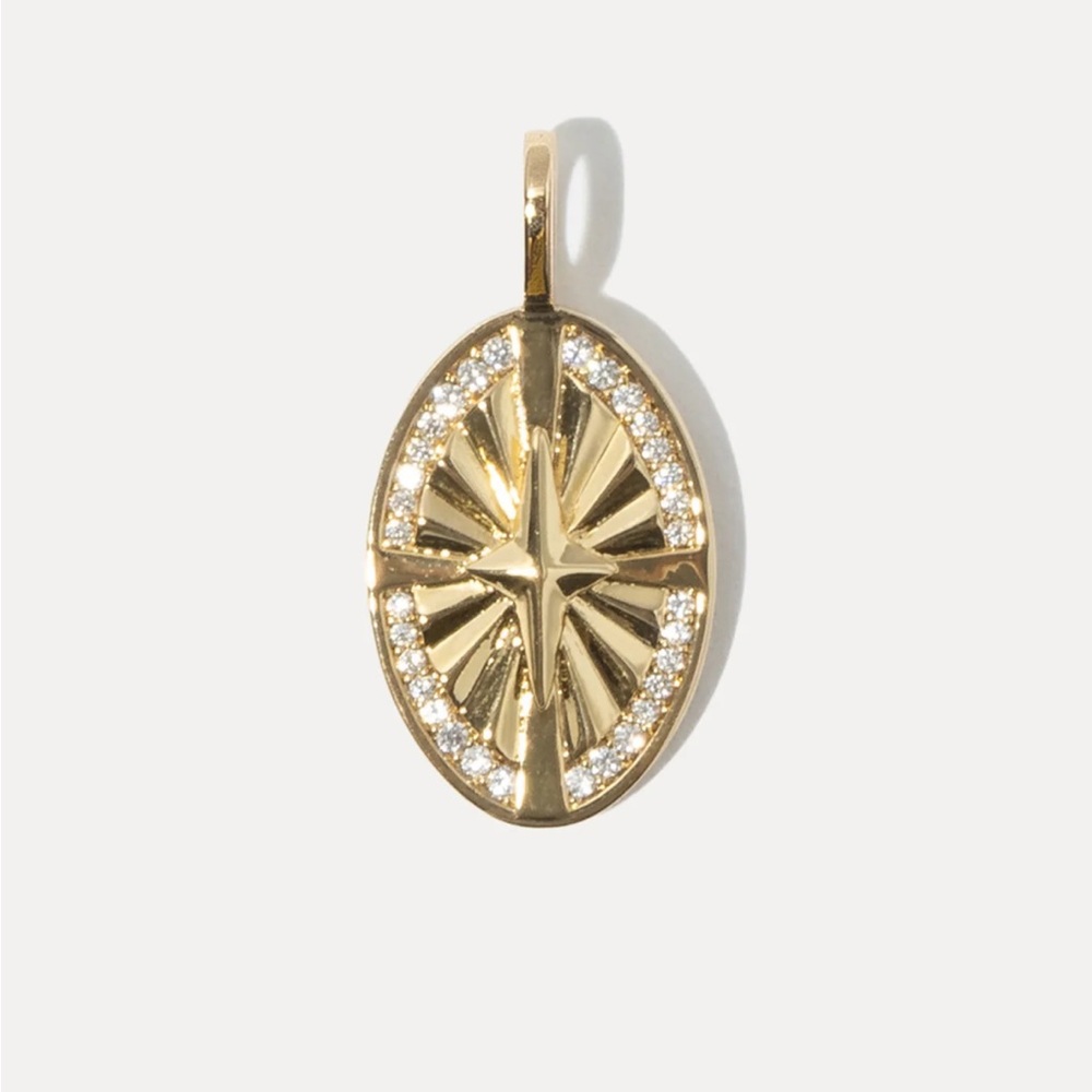Miranda Frye Wanderlust Charm gold jewelry 18k gold plated